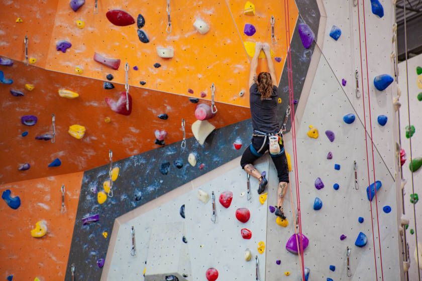 Meetup at the local climbing centre